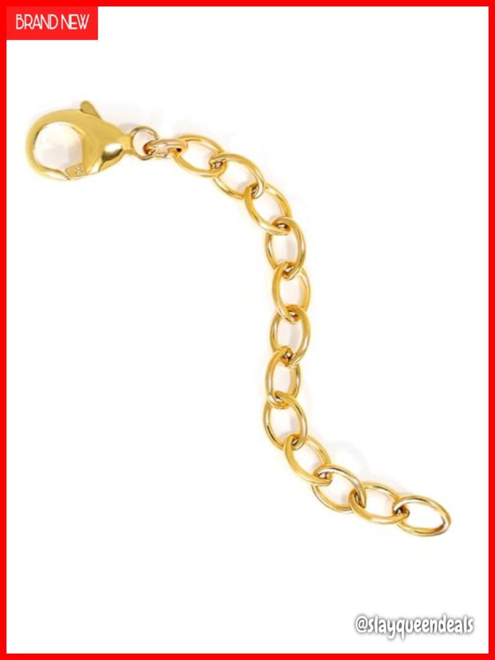 14k Gold Filled or Sterling Silver Necklace Bracelet Extender 2" 4" 6" Chain